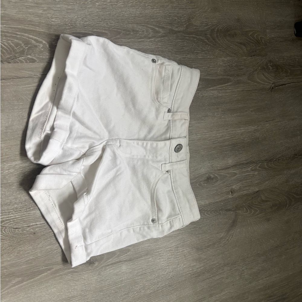 Aeropostale White Jean Shorts for Women